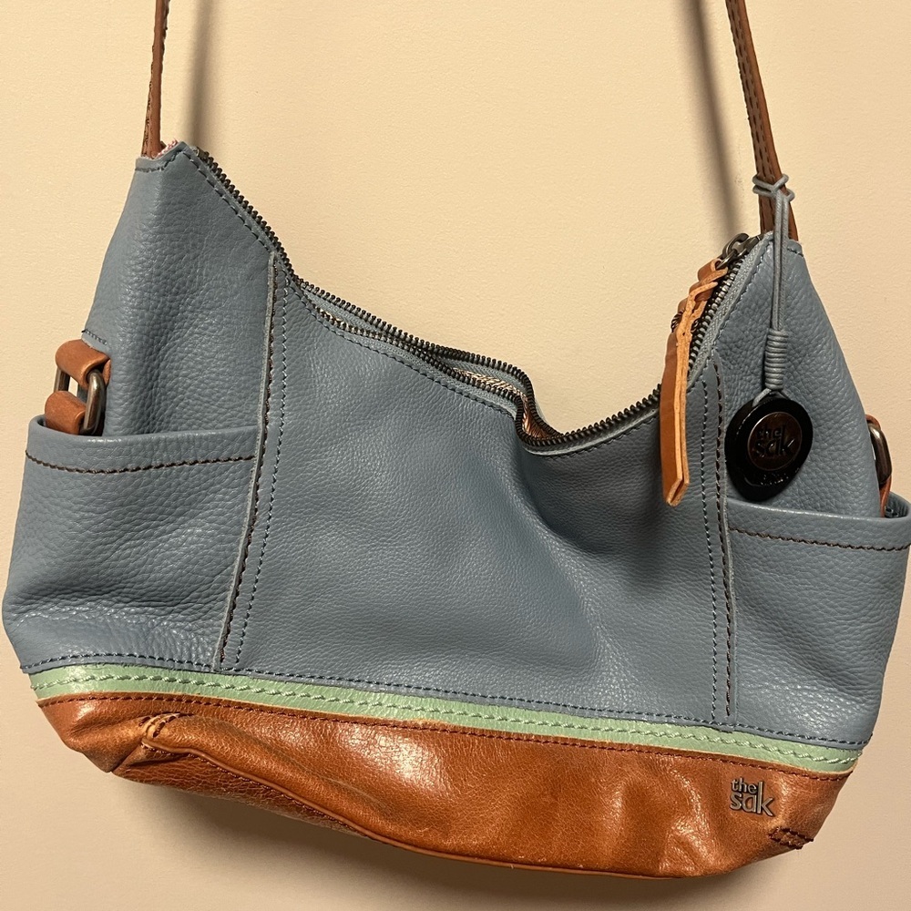The Sak Stylish Blue and Brown Women's Bag